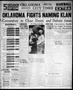 Newspaper: Oklahoma City Times (Oklahoma City, Okla.), Vol. 35, No. 47, Ed. 2 Sa…