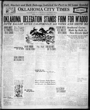 Primary view of object titled 'Oklahoma City Times (Oklahoma City, Okla.), Vol. 35, No. 48, Ed. 1 Monday, June 30, 1924'.