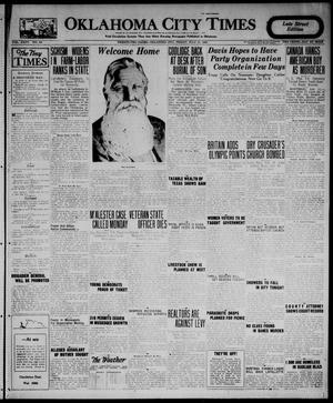Primary view of object titled 'Oklahoma City Times (Oklahoma City, Okla.), Vol. 35, No. 58, Ed. 6 Friday, July 11, 1924'.