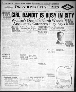 Oklahoma City Times (Oklahoma City, Okla.), Vol. 35, No. 167, Ed. 1 Thursday, November 20, 1924