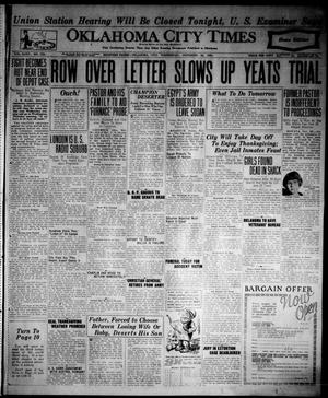Oklahoma City Times (Oklahoma City, Okla.), Vol. 35, No. 172, Ed. 3 Wednesday, November 26, 1924