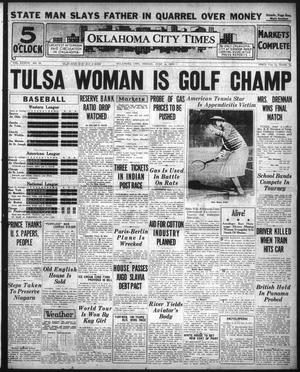 Oklahoma City Times (Oklahoma City, Okla.), Vol. 37, No. 23, Ed. 1 Friday, June 4, 1926