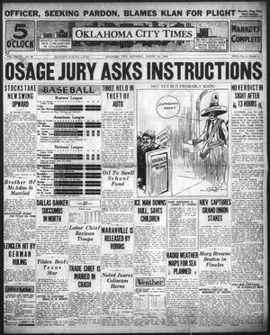 Oklahoma City Times (Oklahoma City, Okla.), Vol. 37, No. 89, Ed. 1 Saturday, August 21, 1926