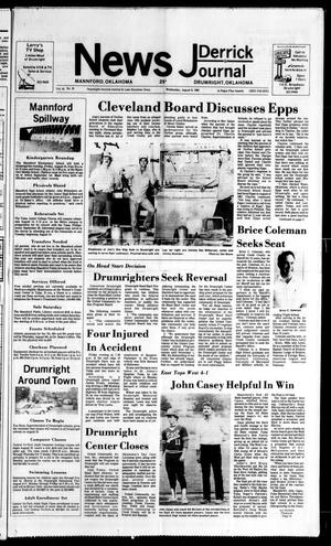 News Journal & Derrick (Drumright, Okla.), Vol. 65, No. 35, Ed. 1 Wednesday, August 8, 1984