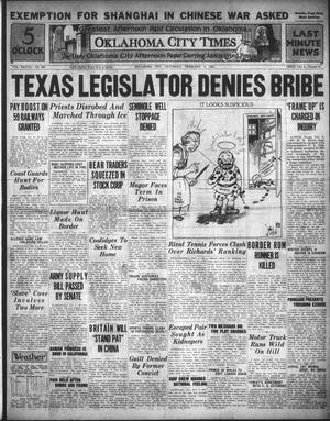 Oklahoma City Times (Oklahoma City, Okla.), Vol. 37, No. 232, Ed. 1 Saturday, February 5, 1927