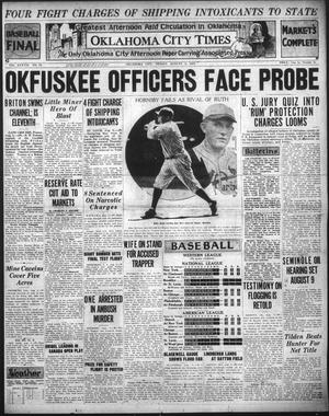 Oklahoma City Times (Oklahoma City, Okla.), Vol. 38, No. 75, Ed. 1 Friday, August 5, 1927