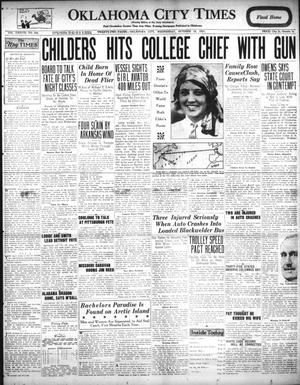 Oklahoma City Times (Oklahoma City, Okla.), Vol. 38, No. 132, Ed. 1 Wednesday, October 12, 1927