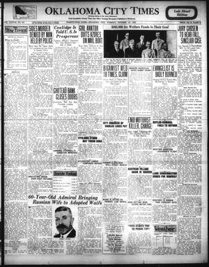 Oklahoma City Times (Oklahoma City, Okla.), Vol. 38, No. 137, Ed. 1 Tuesday, October 18, 1927