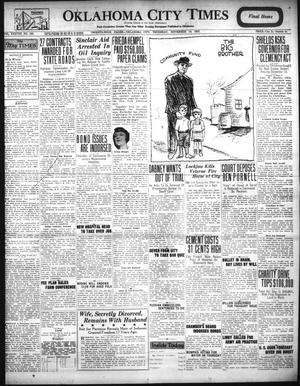 Oklahoma City Times (Oklahoma City, Okla.), Vol. 38, No. 152, Ed. 1 Thursday, November 10, 1927