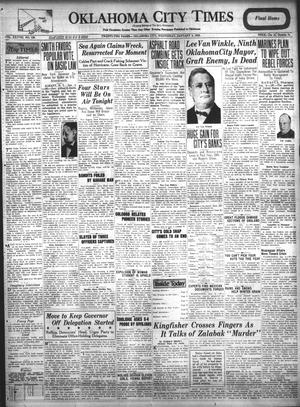 Oklahoma City Times (Oklahoma City, Okla.), Vol. 38, No. 199, Ed. 1 Wednesday, January 4, 1928