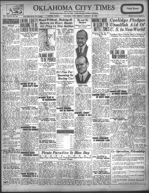 Oklahoma City Times (Oklahoma City, Okla.), Vol. 38, No. 209, Ed. 1 Monday, January 16, 1928