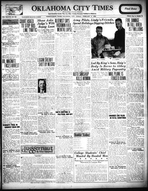Oklahoma City Times (Oklahoma City, Okla.), Vol. 38, No. 225, Ed. 1 Friday, February 3, 1928