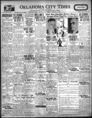 Oklahoma City Times (Oklahoma City, Okla.), Vol. 38, No. 234, Ed. 1 Tuesday, February 14, 1928