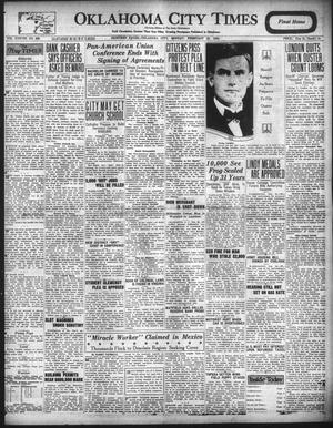 Oklahoma City Times (Oklahoma City, Okla.), Vol. 38, No. 239, Ed. 1 Monday, February 20, 1928