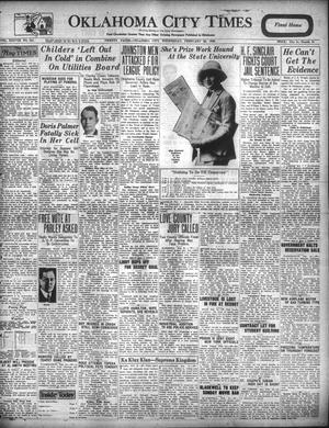 Oklahoma City Times (Oklahoma City, Okla.), Vol. 38, No. 241, Ed. 1 Wednesday, February 22, 1928