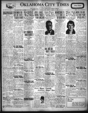 Oklahoma City Times (Oklahoma City, Okla.), Vol. 38, No. 263, Ed. 1 Monday, March 19, 1928