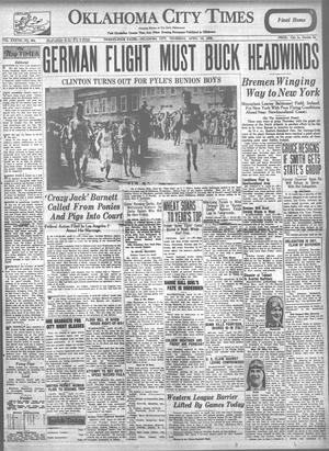 Oklahoma City Times (Oklahoma City, Okla.), Vol. 38, No. 284, Ed. 1 Thursday, April 12, 1928