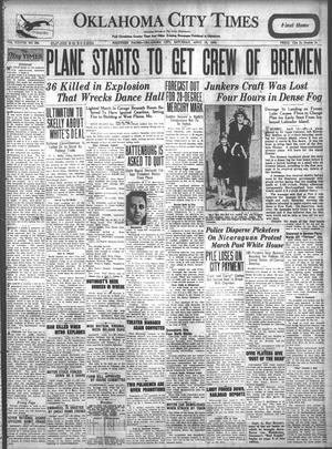 Oklahoma City Times (Oklahoma City, Okla.), Vol. 38, No. 286, Ed. 1 Saturday, April 14, 1928