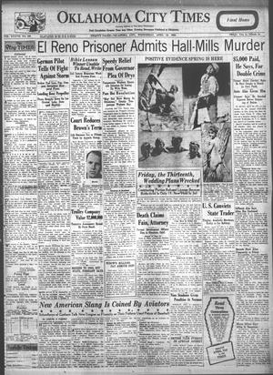 Oklahoma City Times (Oklahoma City, Okla.), Vol. 38, No. 289, Ed. 1 Wednesday, April 18, 1928
