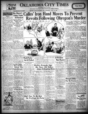 Oklahoma City Times (Oklahoma City, Okla.), Vol. 39, No. 53, Ed. 1 Wednesday, July 18, 1928