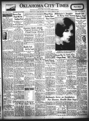 Oklahoma City Times (Oklahoma City, Okla.), Vol. 39, No. 73, Ed. 1 Friday, August 10, 1928