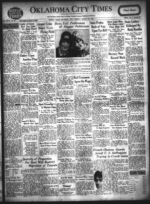Oklahoma City Times (Oklahoma City, Okla.), Vol. 39, No. 88, Ed. 1 Tuesday, August 28, 1928