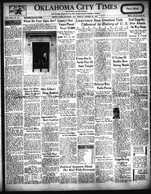 Oklahoma City Times (Oklahoma City, Okla.), Vol. 39, No. 141, Ed. 1 Monday, October 29, 1928