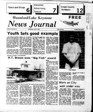 Primary view of Mannford/Lake Keystone News Journal (Mannford, Okla.), Vol. 69, No. 30, Ed. 1 Wednesday, July 27, 1988