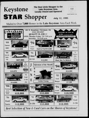 Primary view of object titled 'Keystone Star Shopper (Mannford, Okla.), Ed. 1 Wednesday, July 12, 1995'.