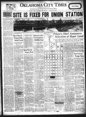 Oklahoma City Times (Oklahoma City, Okla.), Vol. 39, No. 242, Ed. 1 Saturday, February 23, 1929