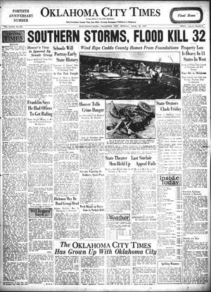 Oklahoma City Times (Oklahoma City, Okla.), Vol. 39, No. 291, Ed. 1 Monday, April 22, 1929
