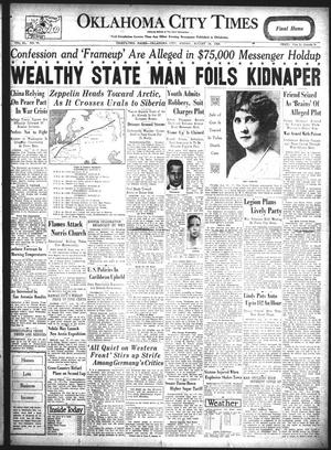 Oklahoma City Times (Oklahoma City, Okla.), Vol. 40, No. 78, Ed. 1 Friday, August 16, 1929