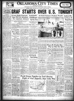 Oklahoma City Times (Oklahoma City, Okla.), Vol. 40, No. 86, Ed. 1 Monday, August 26, 1929