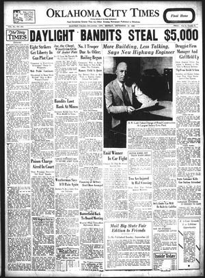 Oklahoma City Times (Oklahoma City, Okla.), Vol. 40, No. 104, Ed. 1 Monday, September 16, 1929