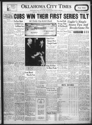 Oklahoma City Times (Oklahoma City, Okla.), Vol. 40, No. 126, Ed. 1 Friday, October 11, 1929