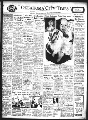 Oklahoma City Times (Oklahoma City, Okla.), Vol. 40, No. 219, Ed. 1 Friday, January 24, 1930