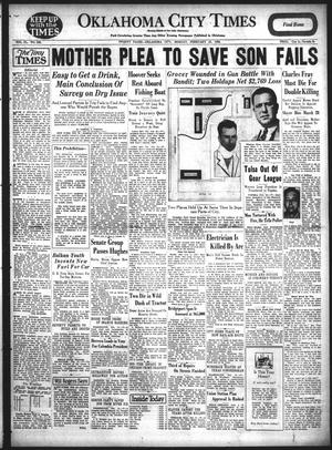 Oklahoma City Times (Oklahoma City, Okla.), Vol. 40, No. 233, Ed. 1 Monday, February 10, 1930