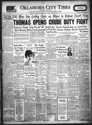 Oklahoma City Times (Oklahoma City, Okla.), Vol. 40, No. 249, Ed. 1 Friday, February 28, 1930