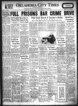 Oklahoma City Times (Oklahoma City, Okla.), Vol. 40, No. 289, Ed. 1 Wednesday, April 16, 1930