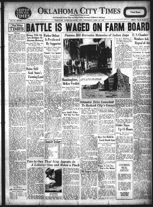 Oklahoma City Times (Oklahoma City, Okla.), Vol. 40, No. 301, Ed. 1 Wednesday, April 30, 1930