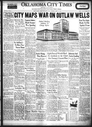 Primary view of object titled 'Oklahoma City Times (Oklahoma City, Okla.), Vol. 41, No. 27, Ed. 1 Thursday, June 12, 1930'.