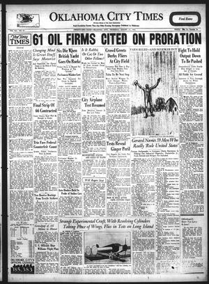 Oklahoma City Times (Oklahoma City, Okla.), Vol. 41, No. 87, Ed. 1 Thursday, August 21, 1930