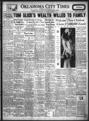Oklahoma City Times (Oklahoma City, Okla.), Vol. 41, No. 92, Ed. 1 Wednesday, August 27, 1930