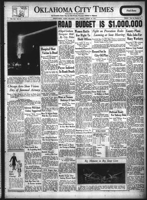 Oklahoma City Times (Oklahoma City, Okla.), Vol. 41, No. 94, Ed. 1 Friday, August 29, 1930