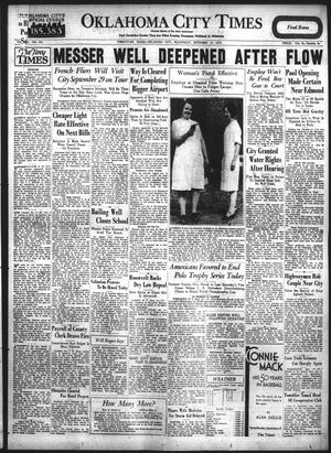 Oklahoma City Times (Oklahoma City, Okla.), Vol. 41, No. 104, Ed. 1 Wednesday, September 10, 1930
