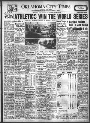 Oklahoma City Times (Oklahoma City, Okla.), Vol. 41, No. 128, Ed. 1 Wednesday, October 8, 1930