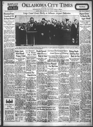 Oklahoma City Times (Oklahoma City, Okla.), Vol. 41, No. 132, Ed. 1 Monday, October 13, 1930