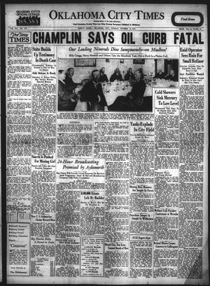 Oklahoma City Times (Oklahoma City, Okla.), Vol. 41, No. 139, Ed. 1 Tuesday, October 21, 1930