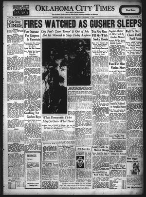 Primary view of object titled 'Oklahoma City Times (Oklahoma City, Okla.), Vol. 41, No. 150, Ed. 1 Monday, November 3, 1930'.