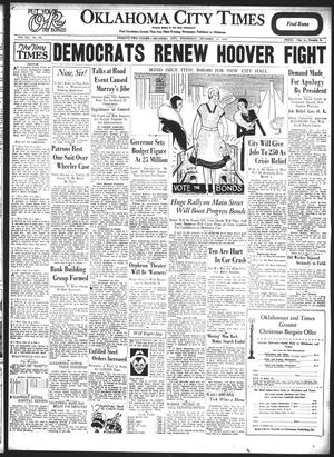 Primary view of object titled 'Oklahoma City Times (Oklahoma City, Okla.), Vol. 41, No. 181, Ed. 1 Wednesday, December 10, 1930'.